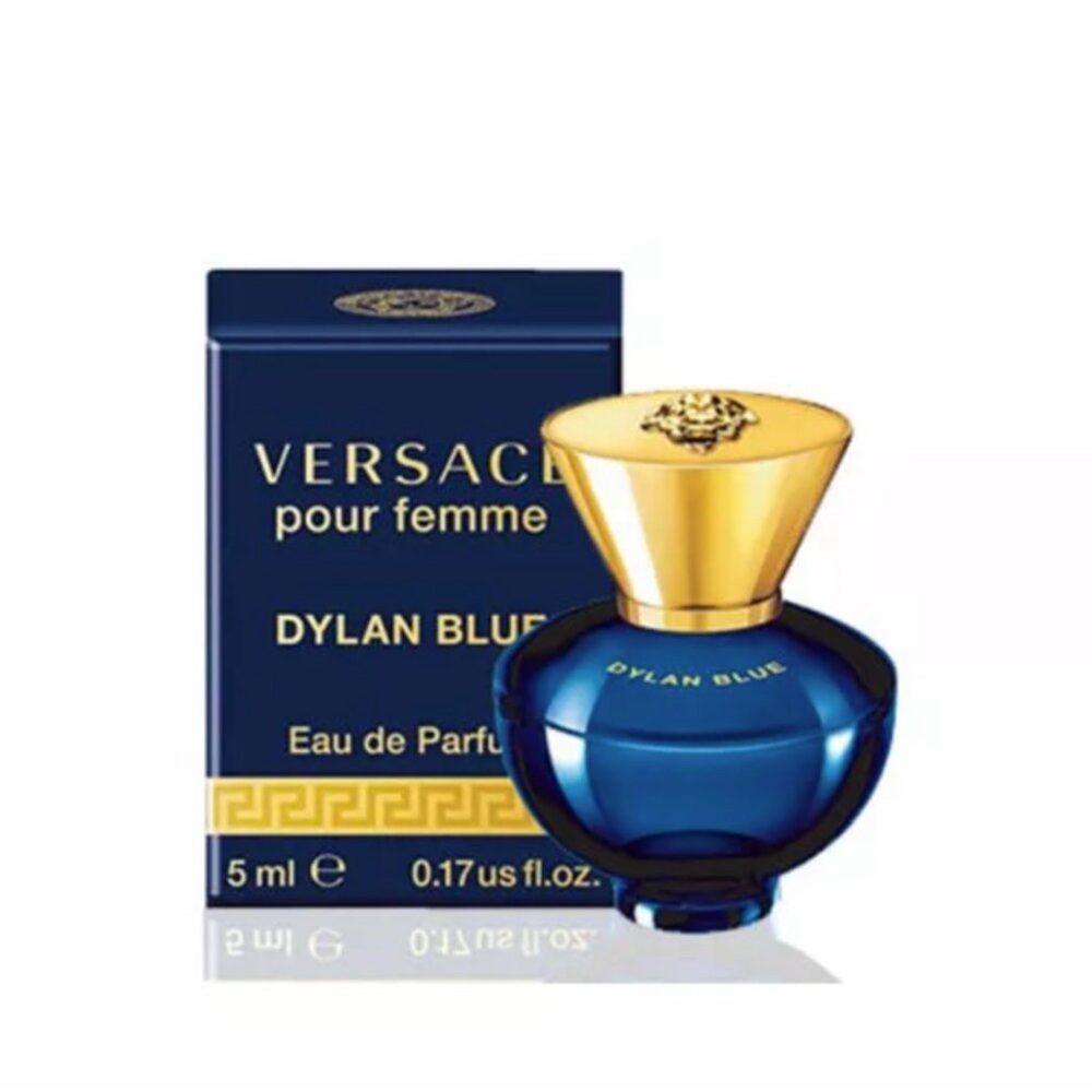 NIB Versace Dylan Blue women EDP Mini 0.17 oz / 5ml